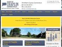 Tablet Screenshot of chaplinct.org